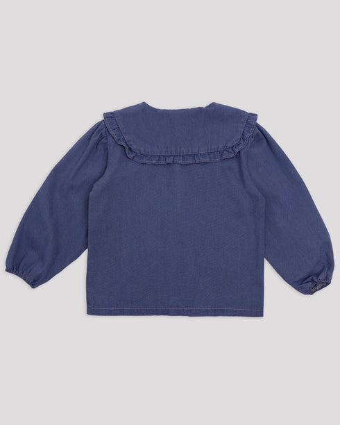 Camasa din denim cu guler oversize
